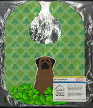 Load image into Gallery viewer, Bullmastiff Shamrocks Baby Bib BB6225BIB