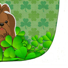 Load image into Gallery viewer, Shih Tzu Silver Chocolate Shamrocks Baby Bib BB6227BIB