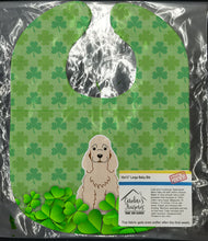 Load image into Gallery viewer, Cocker Spaniel Buff Shamrocks Baby Bib BB6235BIB