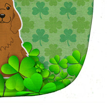 Load image into Gallery viewer, Cocker Spaniel Red Shamrocks Baby Bib BB6236BIB