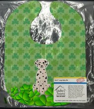 Load image into Gallery viewer, Dalmatian Shamrocks Baby Bib BB6238BIB
