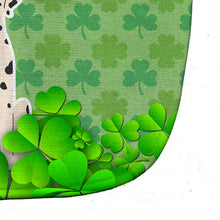 Load image into Gallery viewer, Dalmatian Shamrocks Baby Bib BB6238BIB