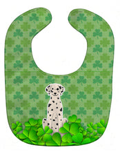 Load image into Gallery viewer, Dalmatian Shamrocks Baby Bib BB6238BIB