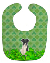 Load image into Gallery viewer, Smooth Fox Terrier Shamrocks Baby Bib BB6239BIB