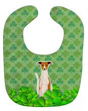 Load image into Gallery viewer, Whippet Shamrocks Baby Bib BB6240BIB