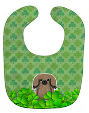 Load image into Gallery viewer, Pekingnese Tan Shamrocks Baby Bib BB6243BIB