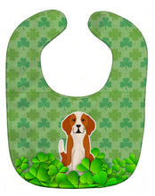 Load image into Gallery viewer, English Foxhound Shamrocks Baby Bib BB6251BIB