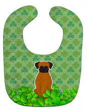 Load image into Gallery viewer, Fawn Boxer Shamrocks Baby Bib BB6256BIB
