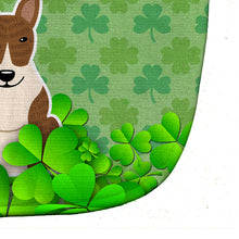 Load image into Gallery viewer, Bull Terrier Brindle Shamrocks Baby Bib BB6278BIB