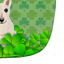 Load image into Gallery viewer, Bull Terrier White Shamrocks Baby Bib BB6279BIB