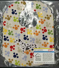 Load image into Gallery viewer, Dalmatian Pawprints Baby Bib BB6288BIB