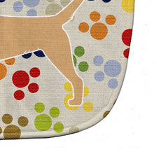 Load image into Gallery viewer, Border Terrier Pawprints Baby Bib BB6294BIB