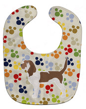 Load image into Gallery viewer, Grand Basset Griffon Vendeen Pawprints Baby Bib BB6295BIB