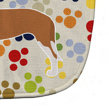 Load image into Gallery viewer, Spanish Hound Pawprints Baby Bib BB6296BIB
