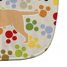 Load image into Gallery viewer, Yellow Labrador Retriever Pawprints Baby Bib BB6302BIB