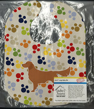 Load image into Gallery viewer, Golden Retriever Pawprints Baby Bib BB6309BIB