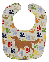 Load image into Gallery viewer, Golden Retriever Pawprints Baby Bib BB6309BIB