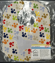 Load image into Gallery viewer, Spanish Water Dog Pawprints Baby Bib BB6320BIB