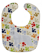 Load image into Gallery viewer, Spanish Water Dog Pawprints Baby Bib BB6320BIB