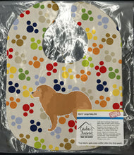 Load image into Gallery viewer, Caucasian Shepherd Dog Pawprints Baby Bib BB6330BIB