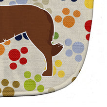 Load image into Gallery viewer, Portuguese Sheepdog Dog Pawprints Baby Bib BB6336BIB