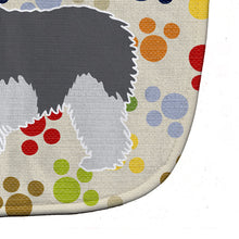 Load image into Gallery viewer, Polish Lowland Sheepdog Dog Pawprints Baby Bib BB6337BIB