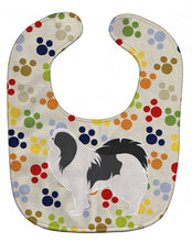 Load image into Gallery viewer, Japanese Chin Pawprints Baby Bib BB6342BIB