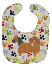 Load image into Gallery viewer, Pekingese Pawprints Baby Bib BB6343BIB