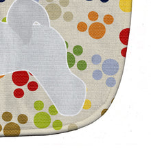 Load image into Gallery viewer, Bichon Frise Pawprints Baby Bib BB6350BIB
