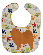 Load image into Gallery viewer, Chow Chow Pawprints Baby Bib BB6356BIB
