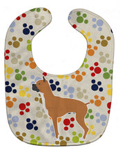 Load image into Gallery viewer, Boxer Pawprints Baby Bib BB6358BIB