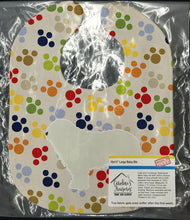 Load image into Gallery viewer, Komondor Pawprints Baby Bib BB6360BIB