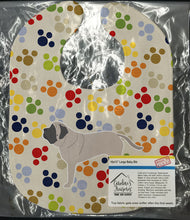 Load image into Gallery viewer, English Mastiff Pawprints Baby Bib BB6361BIB