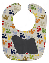 Load image into Gallery viewer, Puli Pawprints Baby Bib BB6368BIB