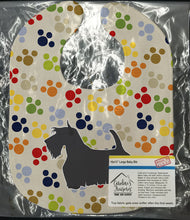 Load image into Gallery viewer, Scottish Terrier Pawprints Baby Bib BB6374BIB