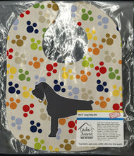 Load image into Gallery viewer, Giant Schnauzer Pawprints Baby Bib BB6378BIB