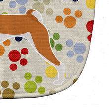 Load image into Gallery viewer, Basenji Pawprints Baby Bib BB6379BIB