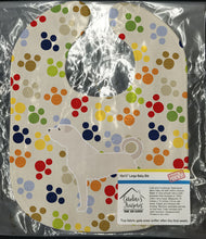 Load image into Gallery viewer, Anatolian Shepherd Pawprints Baby Bib BB6382BIB