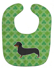 Load image into Gallery viewer, Dachshund Shamrocks  Baby Bib BB6387BIB