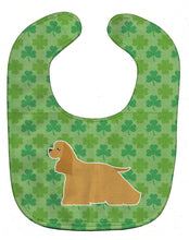 Load image into Gallery viewer, Cocker Spaniel Shamrocks  Baby Bib BB6391BIB