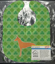 Load image into Gallery viewer, Pharaoh Hound Shamrocks  Baby Bib BB6393BIB