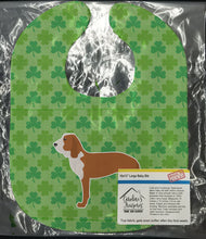 Load image into Gallery viewer, Spanish Hound Shamrocks  Baby Bib BB6396BIB