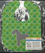 Load image into Gallery viewer, Kerry Blue Terrier Shamrocks  Baby Bib BB6397BIB
