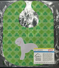 Load image into Gallery viewer, Bedlington Terrier Shamrocks  Baby Bib BB6399BIB