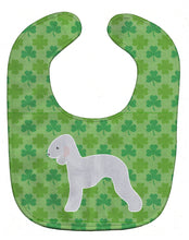 Load image into Gallery viewer, Bedlington Terrier Shamrocks  Baby Bib BB6399BIB