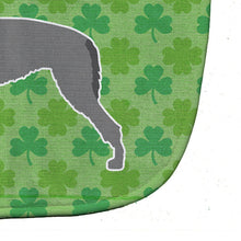 Load image into Gallery viewer, Scottish Deerhound Shamrocks  Baby Bib BB6401BIB