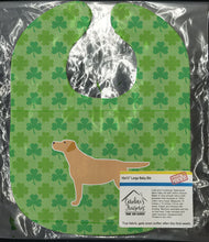 Load image into Gallery viewer, Yellow Labrador Retriever Shamrocks  Baby Bib BB6402BIB