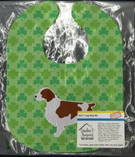 Load image into Gallery viewer, Welsh Springer Spaniel Shamrocks  Baby Bib BB6405BIB