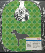 Load image into Gallery viewer, Irish Wolfhound Shamrocks  Baby Bib BB6408BIB