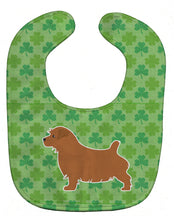 Load image into Gallery viewer, Norfolk Terrier Shamrocks  Baby Bib BB6414BIB